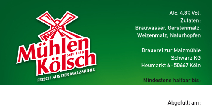 Mühlen Kölsch Ausstattung Design Dreieck