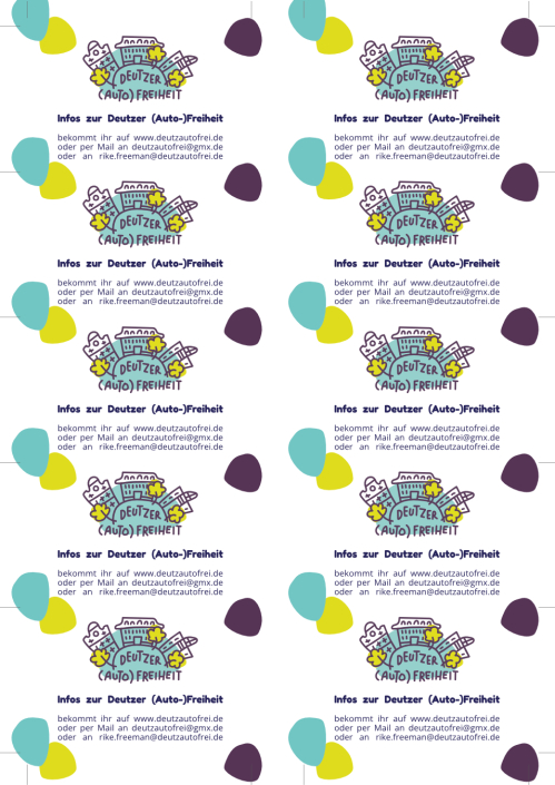 Visitenkarten, Nutzen mit 10 Stück