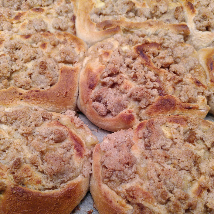 Apfel-Zimt-Schnecken