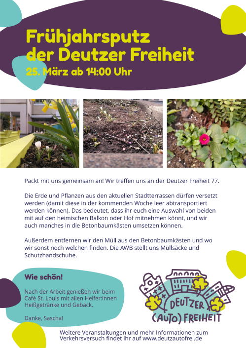 Plakat Frühjahrsputz