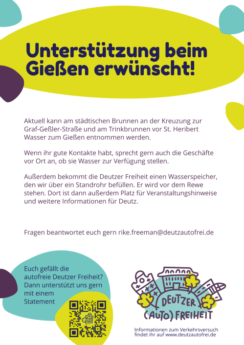 Plakat Gießen erwünscht